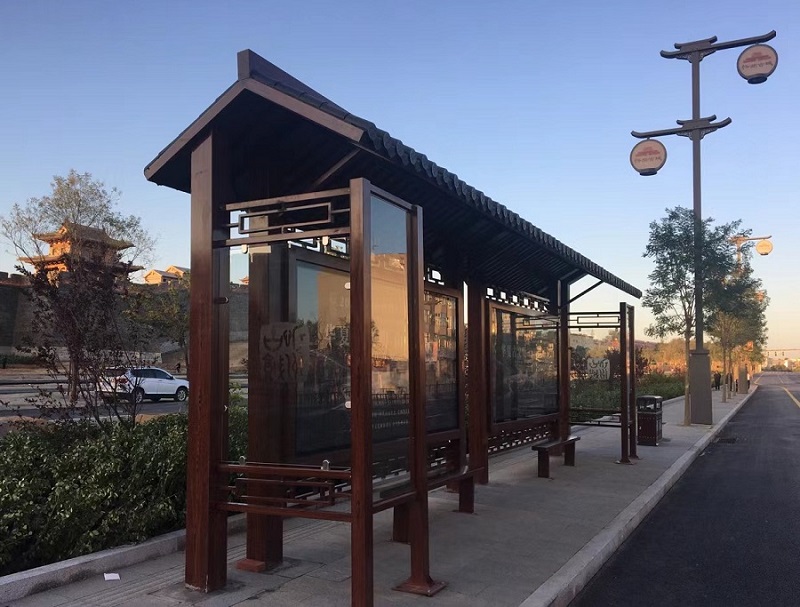 候車(chē)亭實(shí)景 候車(chē)亭實(shí)景