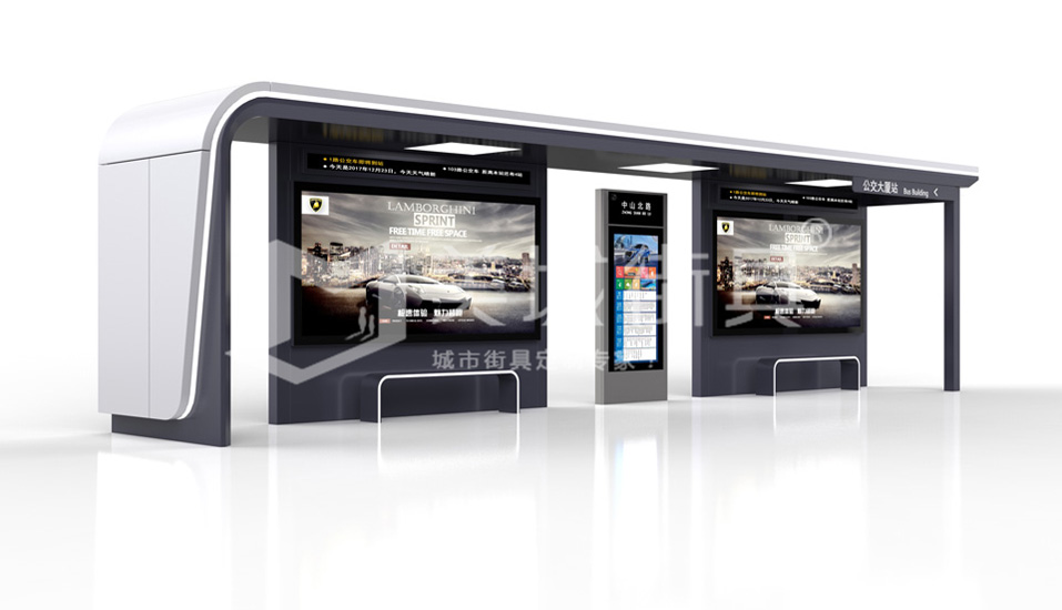 候車亭效果圖 候車亭效果圖