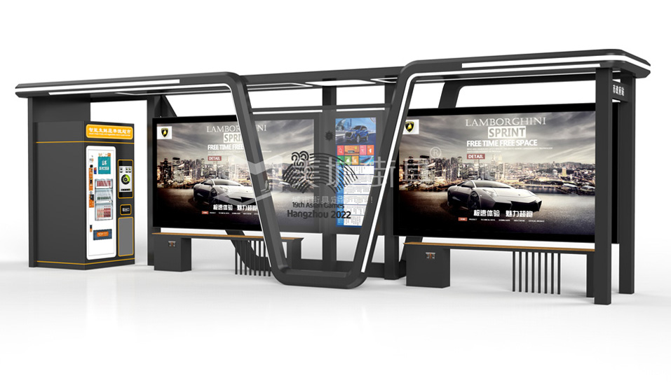 讓城市變得更加美好的智能候車亭 讓城市變得更加美好的智能候車亭